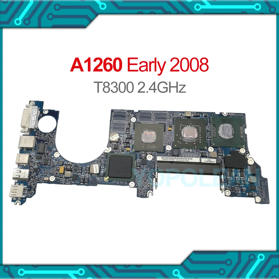 Протестированная материнская плата T8300 для процессора 2 4 ГГц Macbook Pro 15 &quotA1260 820 2249 A 661 4960 в начале 2008 года|motherboard