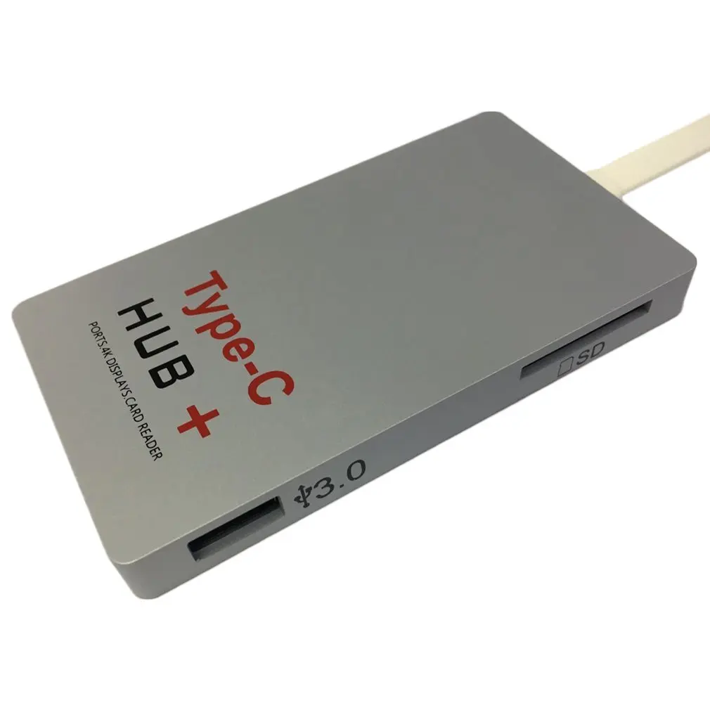 USB3.1 USB-C концентратор+ PD зарядка USB 3,0 концентратор зарядное устройство концентратор type-c кардридер адаптер HD 4k HDMI конвертер