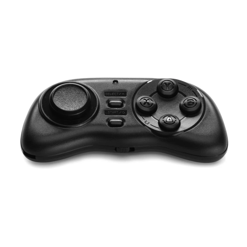 Черный Беспроводной Bluetooth геймпад джойстик для IOS Android PC компьютер ТВ игры на консоли контроллер приемник Стенд мини смарт - Цвет: Черный