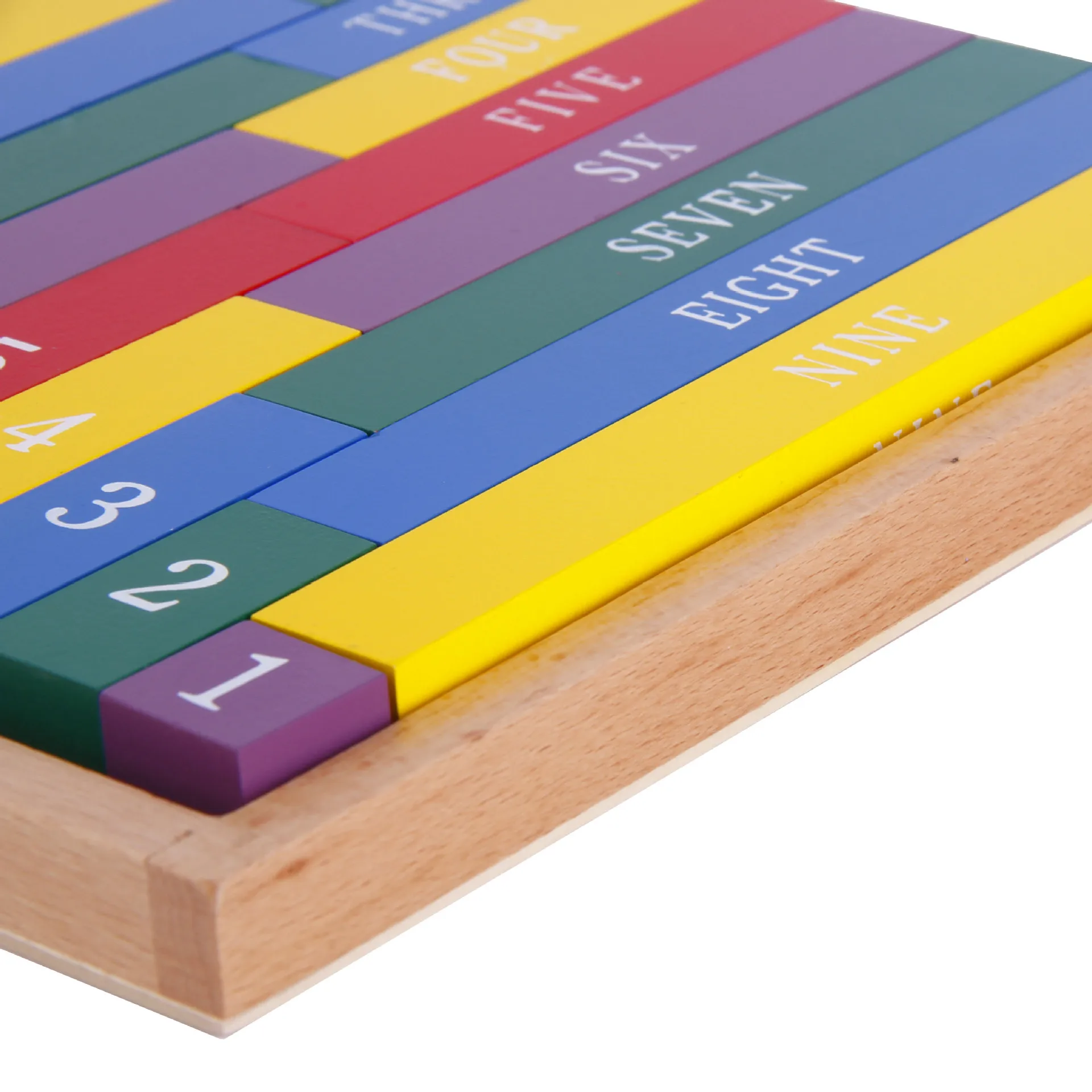 

Montessori Professional Edition Color Decimal Rod CHILDREN'S Wooden Toy Montessori Educational Toy Kindergarten Teaching Aids
