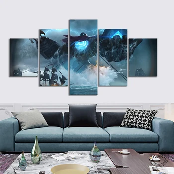 

Game Poster Fantasy Art Wall Paintings Atlas Mobile Legends Pictures Canvas Art for Home Decor,Unframed