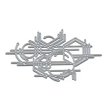 

DIY Lace Cutting Dies Embossing Stencil Template for Scrapbooking Embossing Paper Card making，JD052408