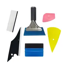 Профессиональная 6 шт. Защитная пленка для стекла автомобиля, оконная упаковка, ТИНТ, виниловый инструмент для установки, Карро,, быстрая CSV