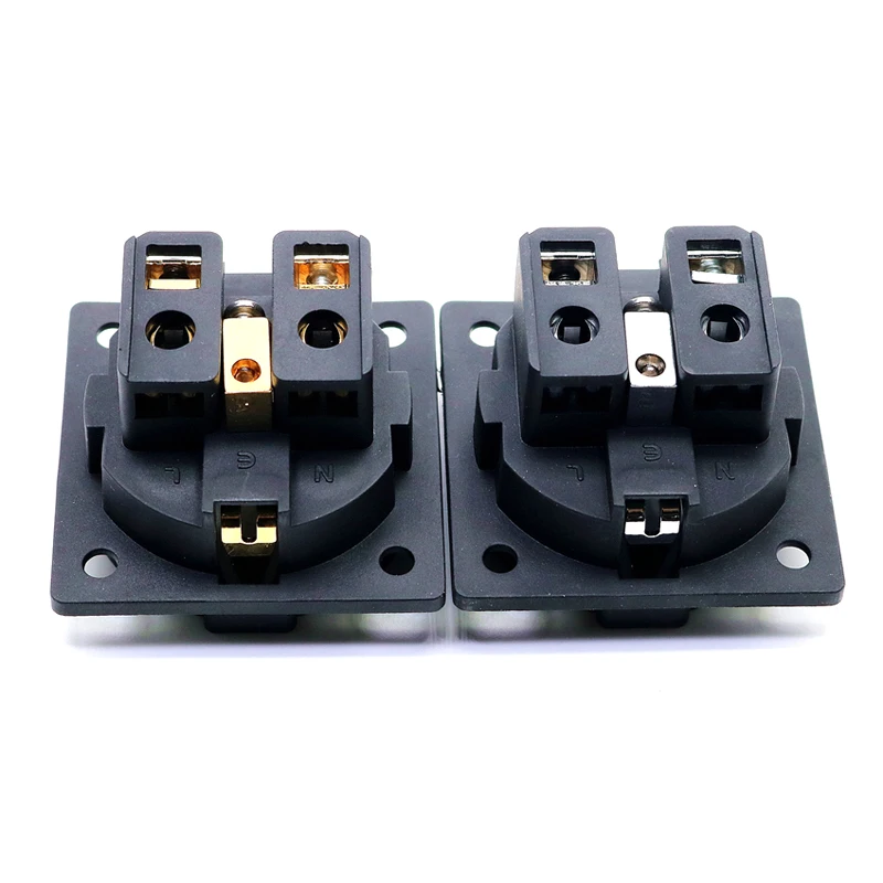 1pc AE03G ε/ݵ ߼ AC 250V 16A EU  Schuko 2  IEC Ա  Hifi   ÷  