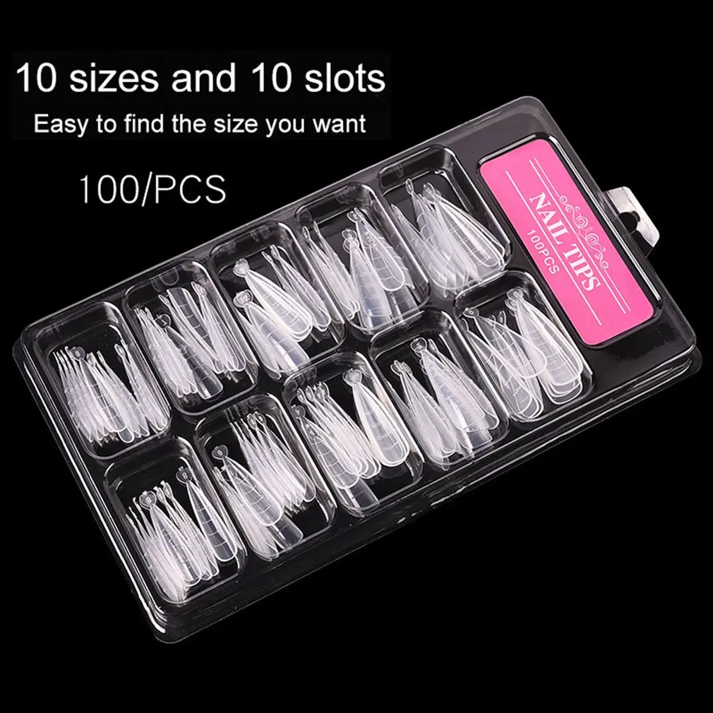 Quick Building Nail Mold Tips Nail Dual Form Mold Set Finger Extension