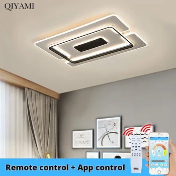 

New Modern LED ceiling Lights For Living Room Bedroom with Remote Control surface mounted lamps Lamparas De Techo