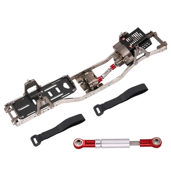 

SCX10 Frame Girder 313mm Wheelbase CNC Metal Assembled Frame Chassis for 1/10 RC Tracked Vehicles SCX10 90046 90047