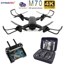 Teeggi M70 Радиоуправляемый Дрон с камерой HD 4K камера 1080P FPV селфи Дрон Квадрокоптер Профессиональный VS E58 VISUO XS809HW XS809S дроны