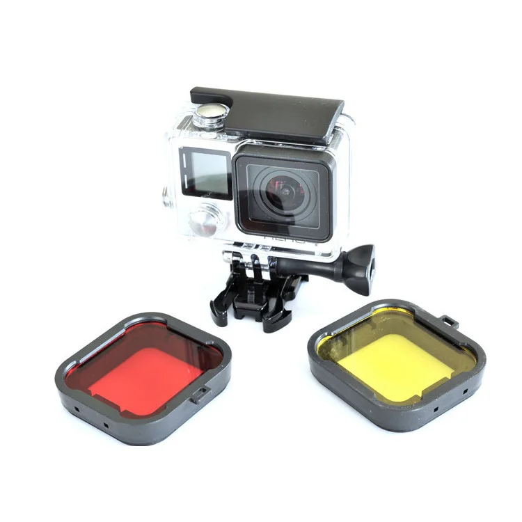 GoPro Hero4/3+ только фильтр для объектива защитное кольцо маска для дайвинга крышка объектива Gp233