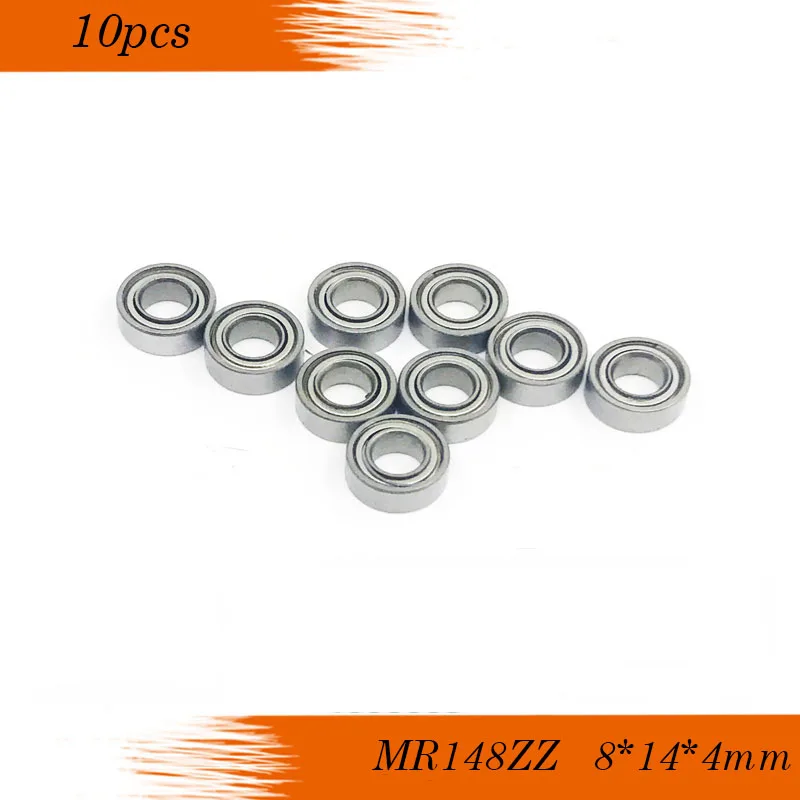 

MR148ZZ Bearing ABEC-3 (10PCS) 8*14*4 mm Miniature MR148-2Z Ball Bearings MR148 ZZ L-1480ZZ MR148Z