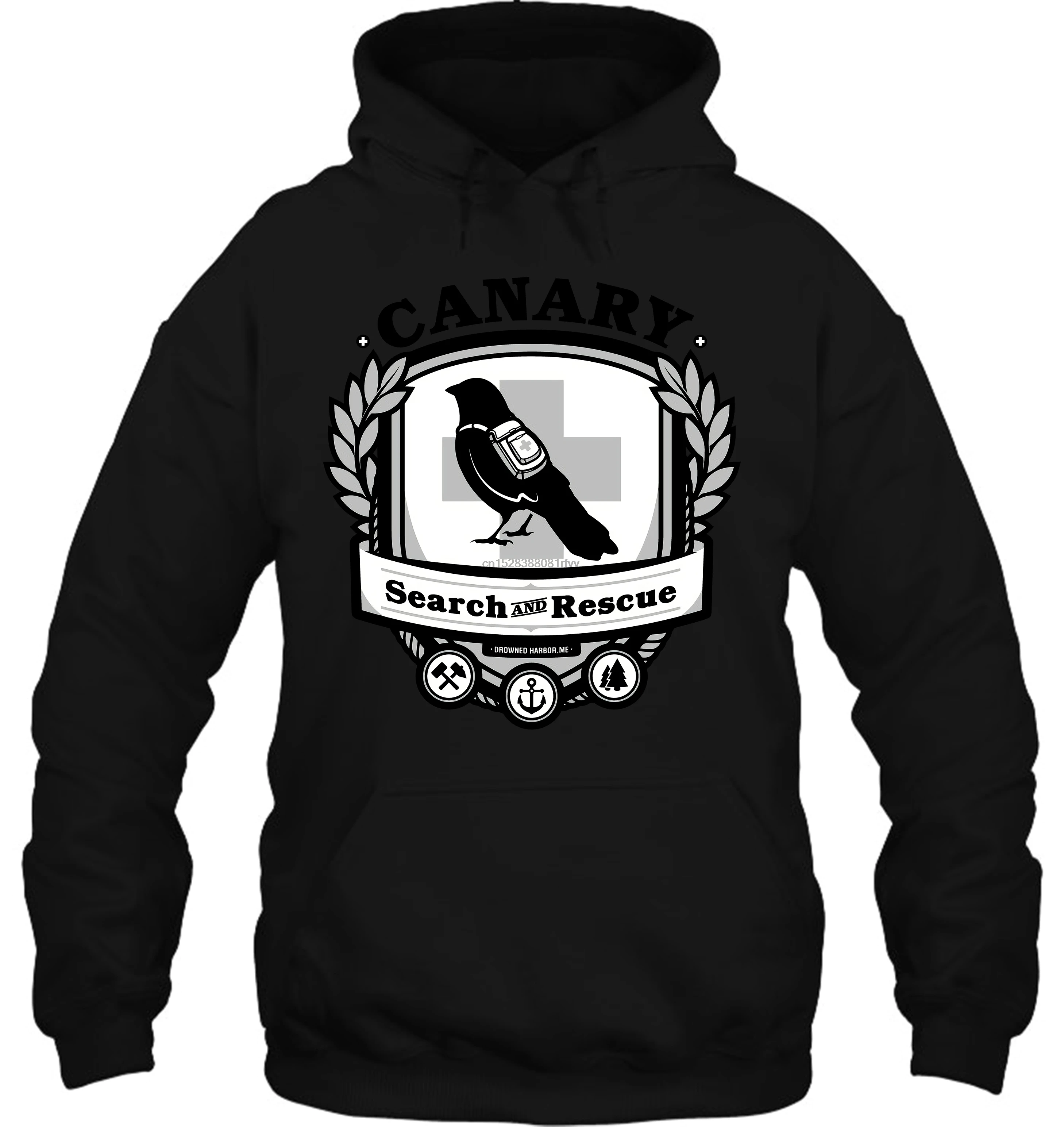 Мужская толстовка XXXL с капюшоном для канареек, спасательных птиц, любимых, классический черно-белый дизайн с героями мультфильмов, топы, подарок на День Благодарения, женская уличная одежда