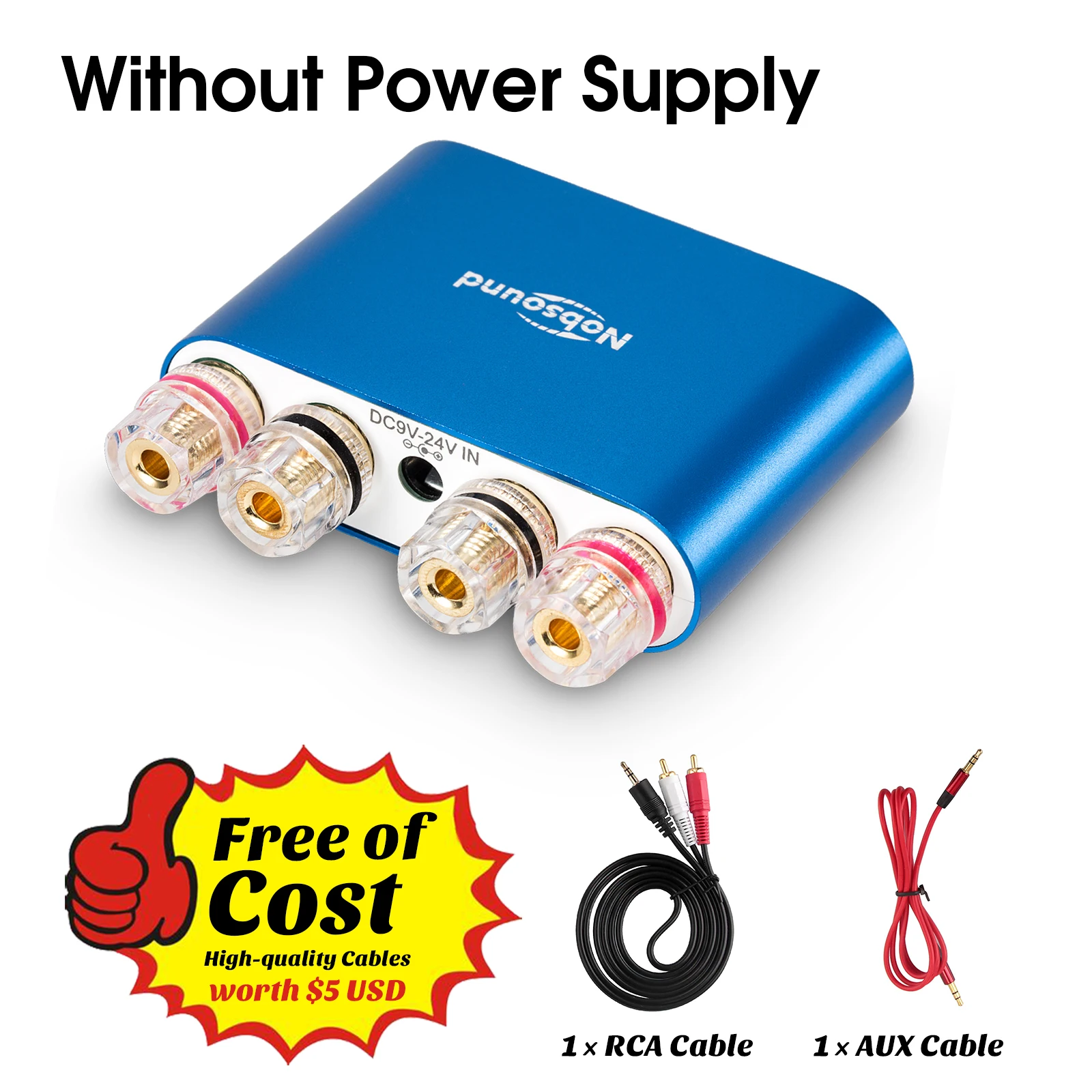 2021 Latest Nobsound NS-10G Pro Mini Bluetooth 5.0 DSP Digital Power Amplifier Stereo HiFi Audio AMP 50W+50W 