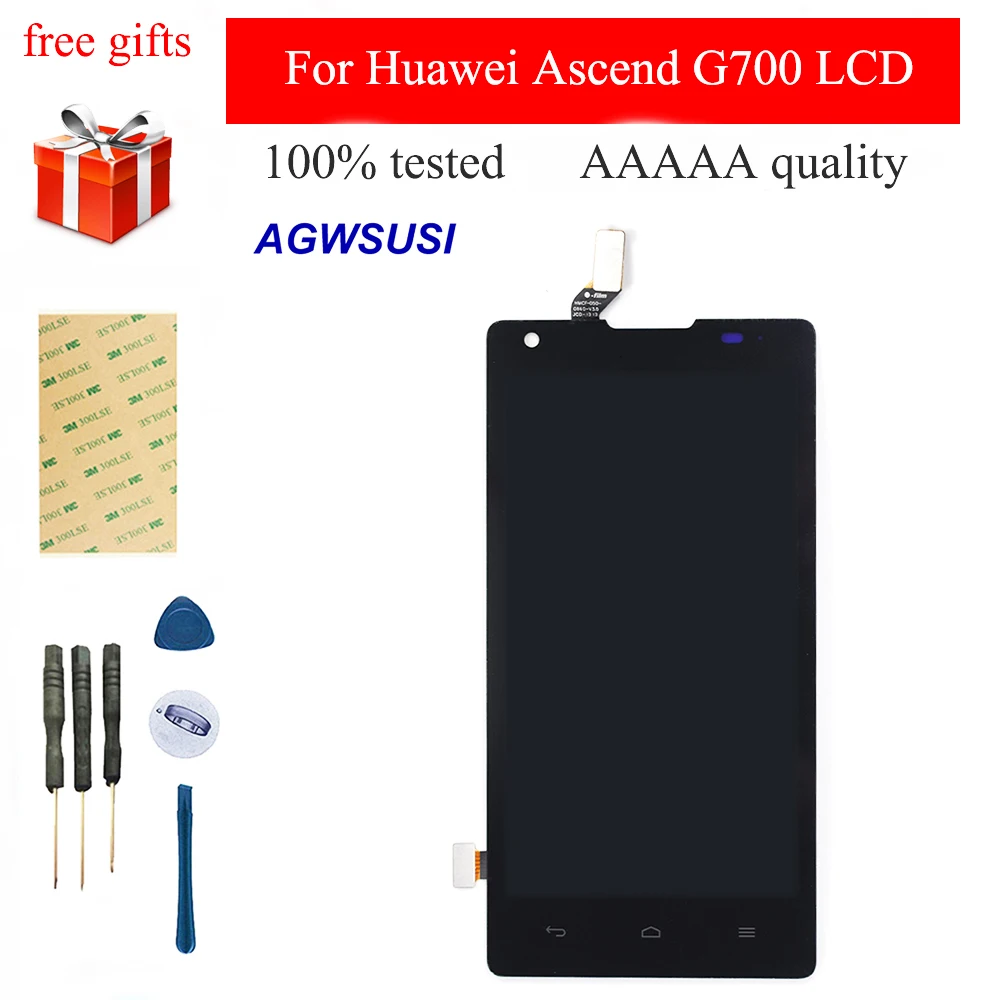

For Huawei Ascend G700 LCD Touch G700-T00 G700-U00 LCD Screen G700-U10 Touch Screen Digitizer Sensor LCD Display Panel Assembly