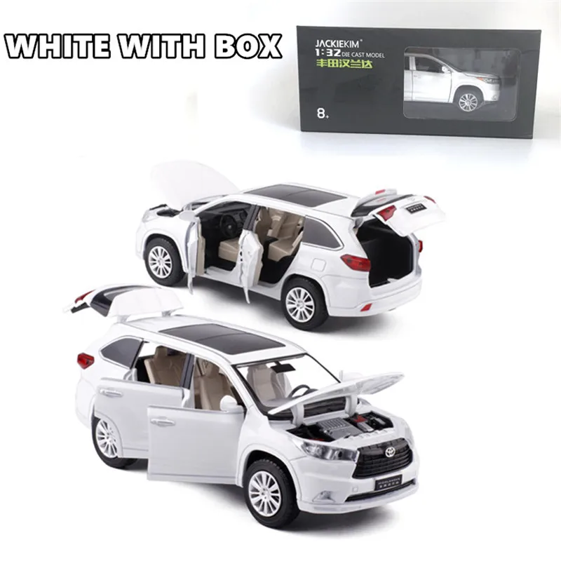 1:32 сплава TOYOTA Highlande масштаб литой модели автомобилей Металл игрушечный