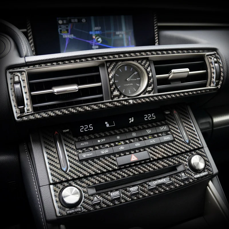 Для LEXUS IS250 300H аксессуары LHD RHD углеродное волокно рулевое колесо Шестерня панель