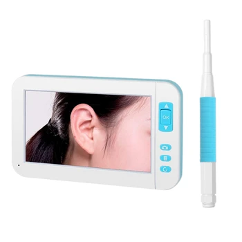 

HD 1080P Ear Endoscope 3.9mm Visual Ear Spoon Mini Check Otoscope Camera Ear Health 6Pcs LED Lights