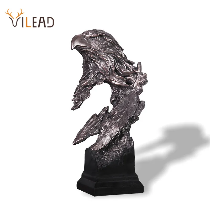 VILEAD More Size Resin Hollow Animal Figurines Imitation Copper Creative Decorative Ornaments Office Soft Decoration Accessories