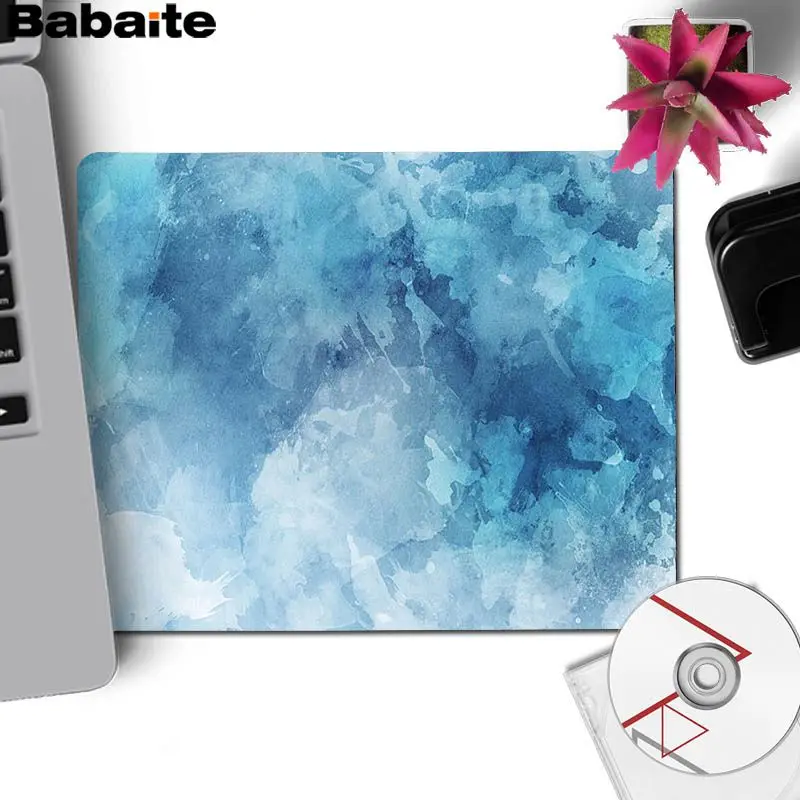 Lock Edge18x22cm Babaite акварельные Подгонянные коврики для мыши компьютерный Аниме Коврик для мыши и ноутбука скорость/Управление версия большой игровой коврик для мыши - Цвет: Lock Edge18x22cm
