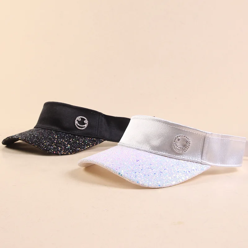 

Korean-style Versatile Lettered Topless Hat Women's Summer Outdoor Sun-resistant Topee Casual Shopping Unroofed Sun Brim Hat