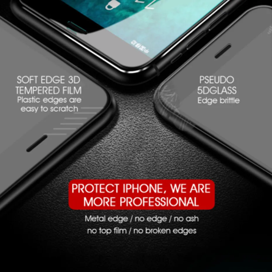 Защита экрана на iPhone 5 5S 5c SE 7 8 6 6s Plus стеклянная пленка 15D сплав полное покрытие закаленное стекло для iPhone 11Pro XS Max XR X