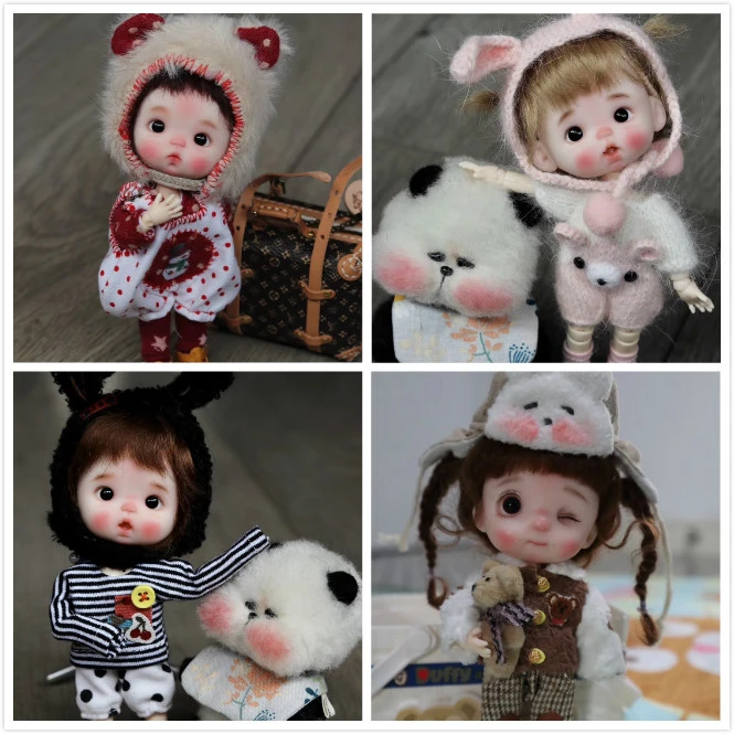 scary dolls OB11 doll  customization 1/8 BJD dolls OB doll  DIY  polymer clay 2020 scary dolls