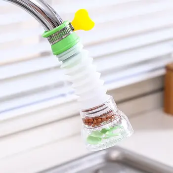 

Universal Kitchen Faucet Water Tap Heads 360 Degree Rotating Household Water Purifier Filter Sprayer Activated Carbon Filtration