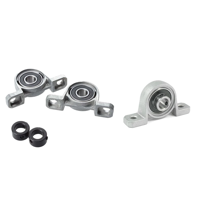 

1Pcs KP08 Pillow Block Cast Housing 8 x 20 x 6Mm Insert Ball Bearing & 2Pcs Aluminum Zinc 10 Mm Pendulum Ball Bearing Long Arm U