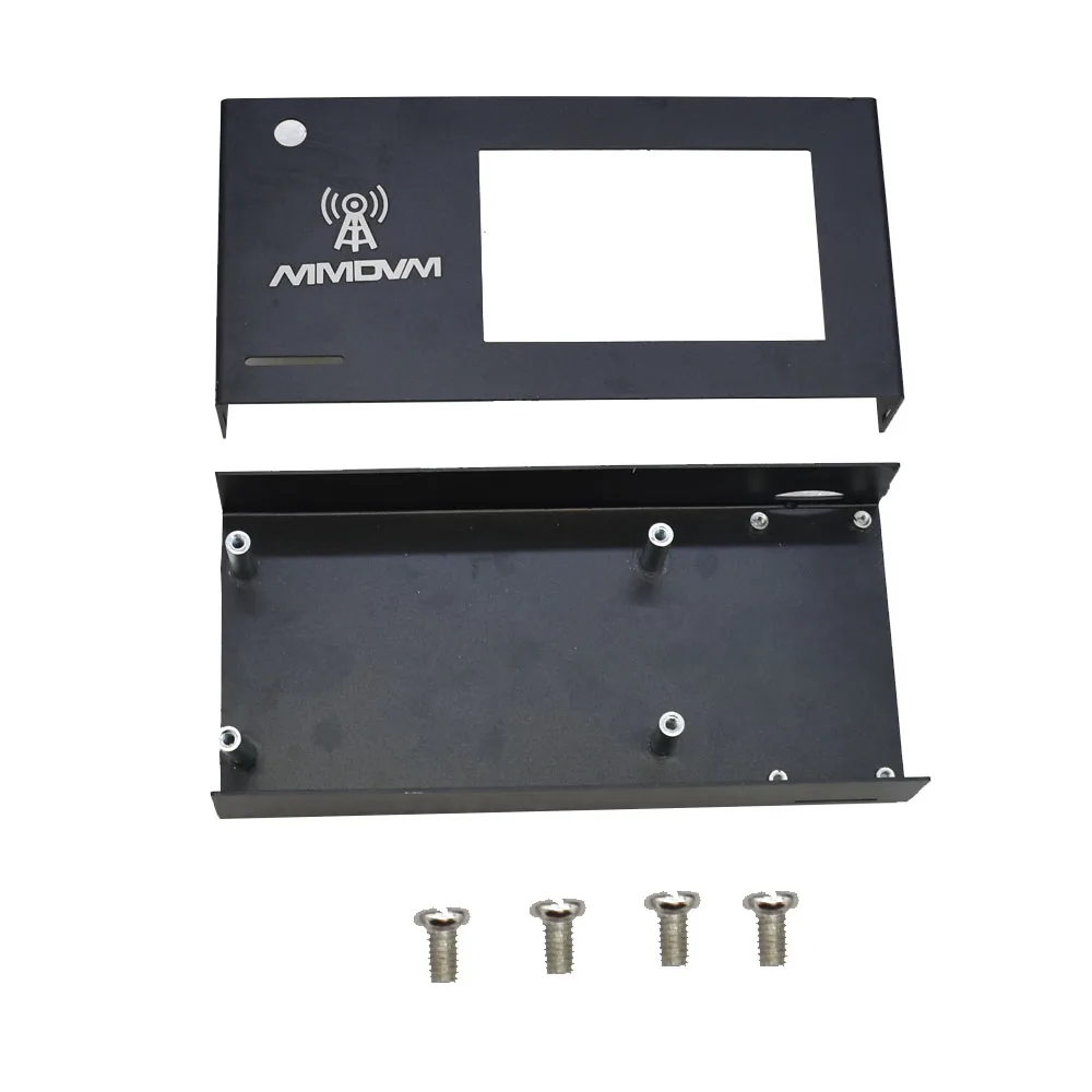 Novo-acabado Mmdvm Hotspot Mais 3.2 Polegada Lcd Caixa de Metal P25 Dmr Cabos de computador e conectores - Imagem 2