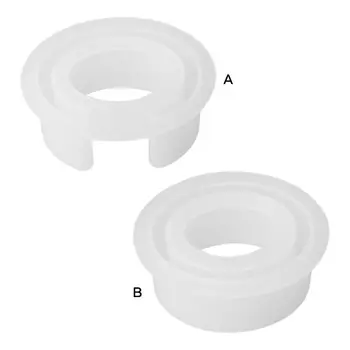 

Semi-opening C-shaped Bracelet Silicone Mold DIY Crystal Epoxy Oval Bracelets Large Size Mirror Crafts Making Molds N58F