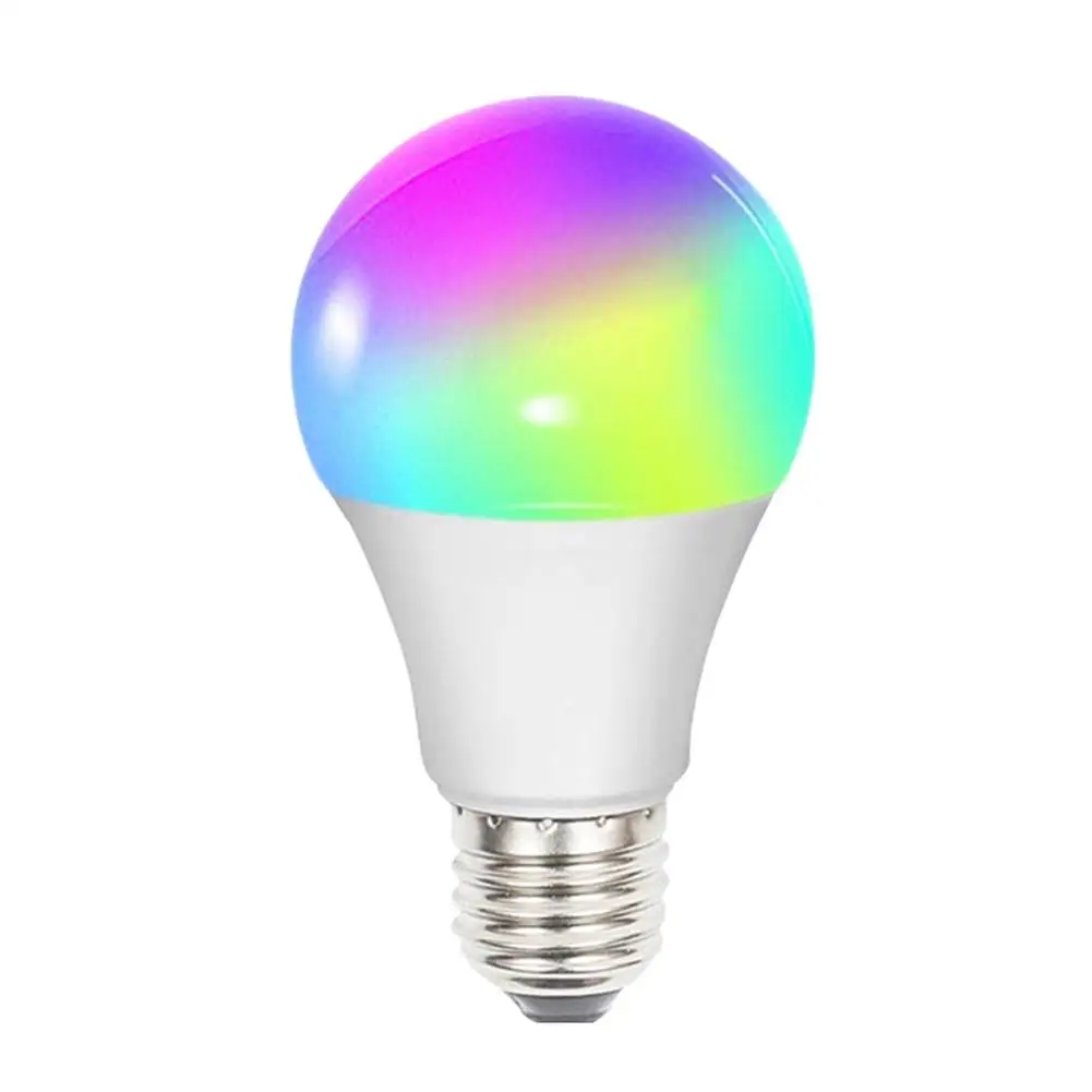 Siri-bombillas inteligentes con WiFi, controlador de voz, asistente de Google Alexa, bombilla LED inteligente equivalente a iluminación interior, lámpara que cambia de neón