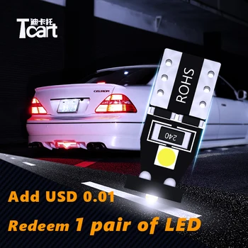

T10 W5W 194 LED accessories for citroen c5 C3 C4 picasso peugeo 3008 407 308 Clearance indoor License Plate Lights Trunk Lamp