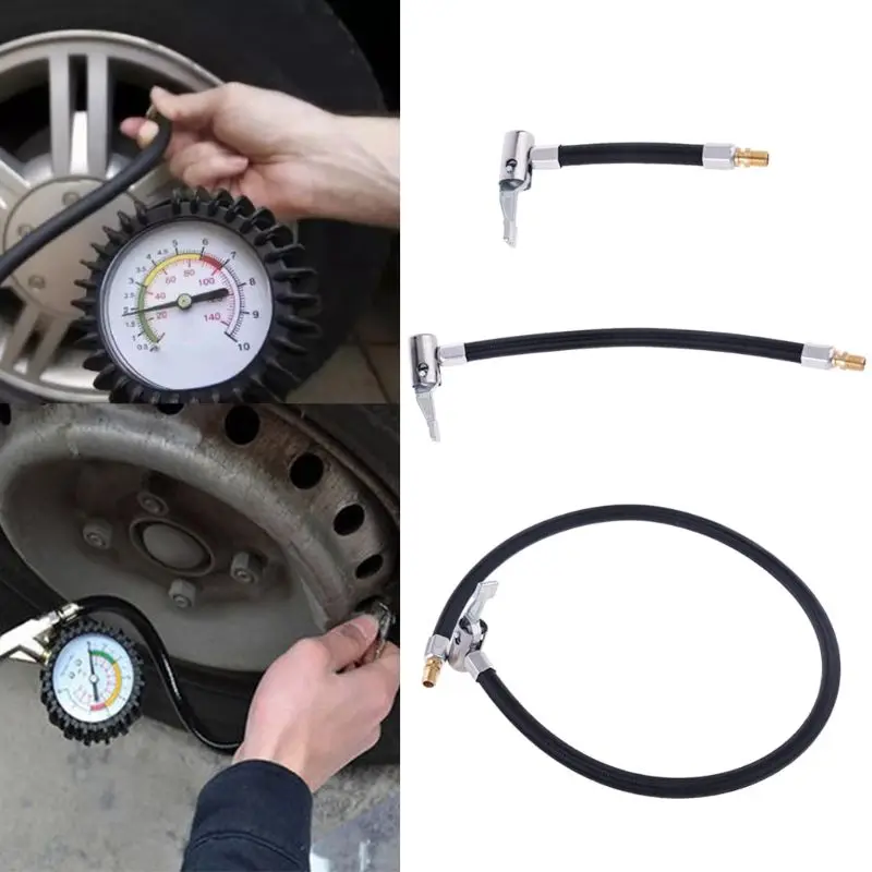 Auto Reifen Air Inflator Verlängerung Schlauch Adapter Locking Air Chuck  twist-auf Schloss verbindung mit standard feine gewinde