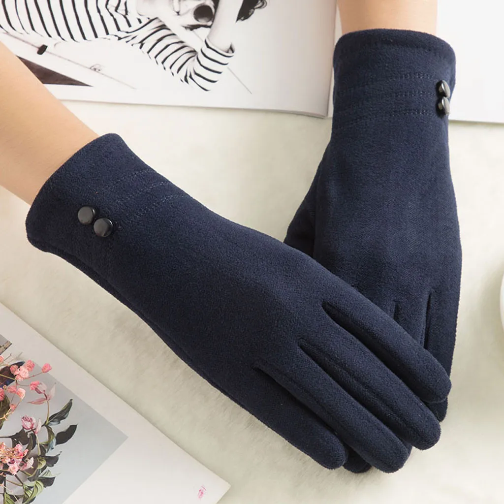 Женские Элегантные зимние варежки перчатки женская зимняя теплая перчатки рукавицы для вождения лыжные перчатки Мода 2019 Новинка Guantes femme