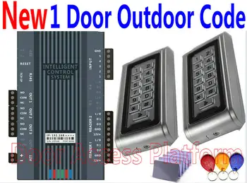 

2020 year 1 OutDoor Access Controller+TCP/IP Net Controller board and Outdoor Waterproof keypad pin-code+EM ID access reader kit
