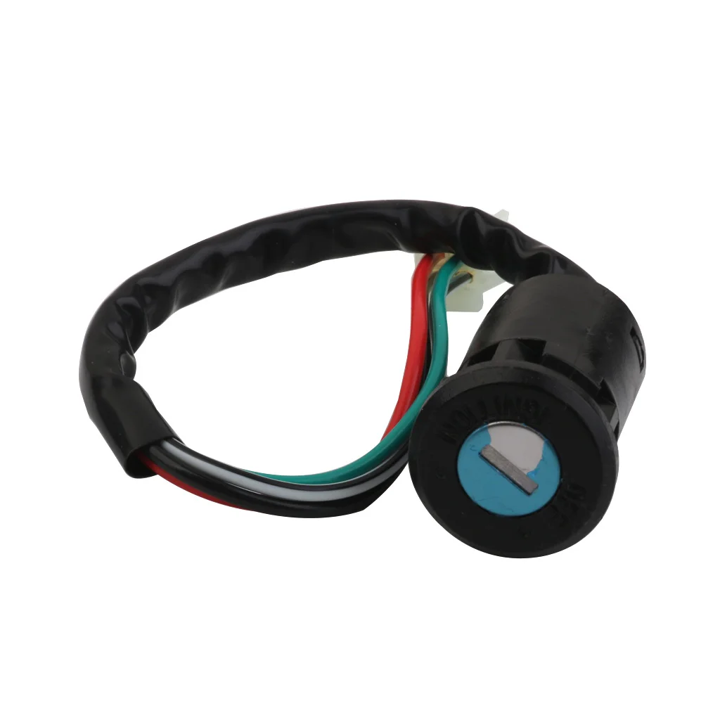 1 Pcs Black Ignition Switch with Key Universal Engine Starter Switch For 110/125/150cc/250cc Quad & Dirt Bikes
