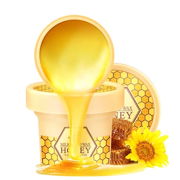 Milk Honey Hand Wax 120g Improve Dryness Roughness Reduce Dry Lines Moisturizing Whitening Repairing Exfoliation