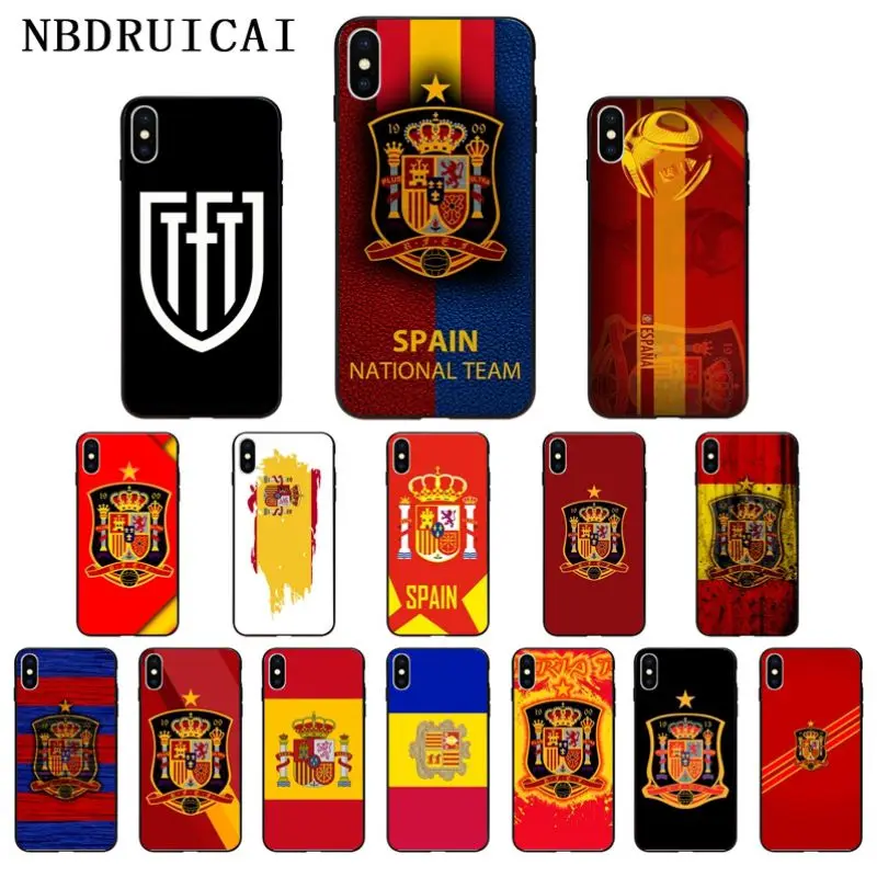 NBDRUICAI Испанский флаг Национальная эмблема высокое качество чехол для телефона