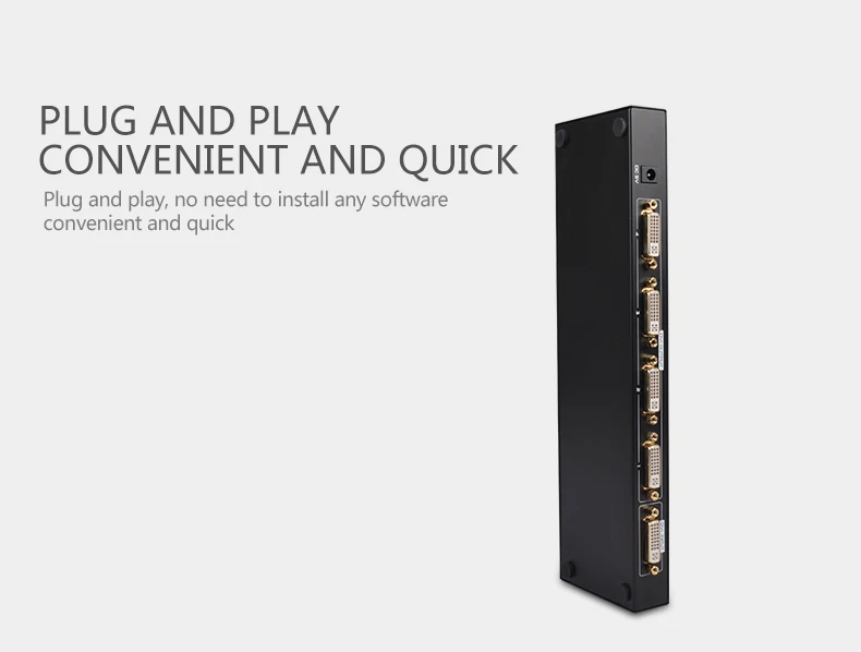 Разветвитель dvi diveo 1x4 разветвитель DVI 1 in 4 out разветвитель DVI Divisor 1 to 4 Поддержка 1920x1200 до 1080P с питанием DC5V