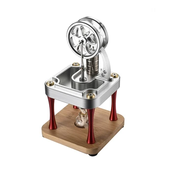 

Water Cooled High Temperature Stirling Engine Model Metal Science Experiment Engine Toy