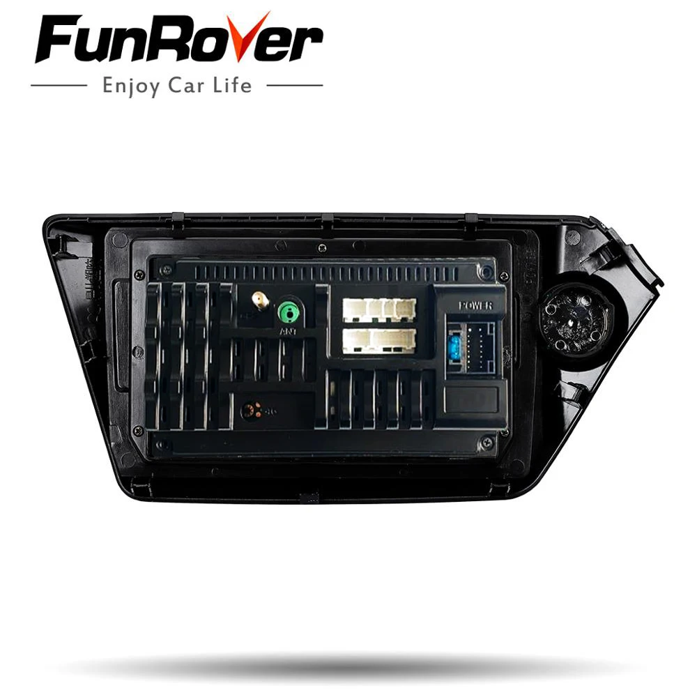 Funrover 2.5D IPS android 10 0 автомобильный dvd для kia Rio k2 2010 2011 2012 2013 2014 2015 2016 gps навигация