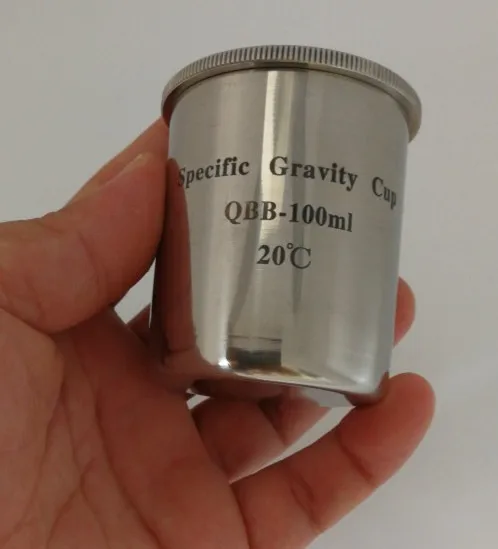 High Accuracy Picnometer/Density Cups Metric 50cc/ml Stainless Steel