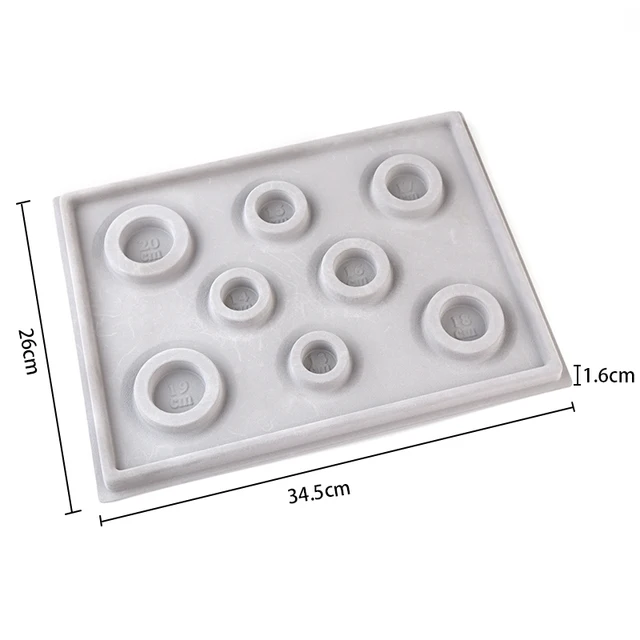 13 Styles Flocked Bead Board For Bracelet Necklace Tray Beading Accessories Measuring Tools Crafts For Jewelry Making DIY Big Bracelet