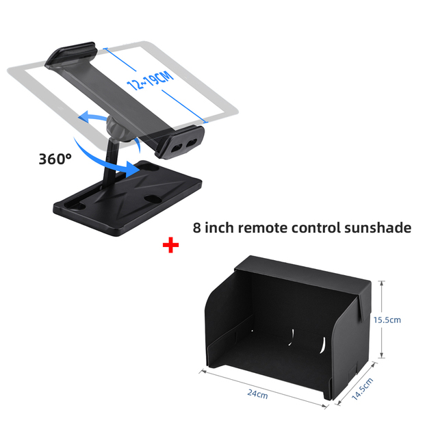 Control Sunshade Hood for DJI Mini 2/Mavic 3/Mini 3 Pro Remote Controller Phone Foldable Sun Hood Anti-glare Accessory