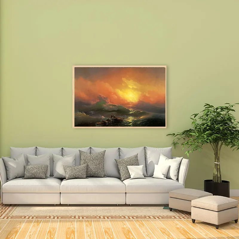 Сделай Сам Живопись по номерам Ивана constantinovich aivazovsky ninth wave academism пейзаж