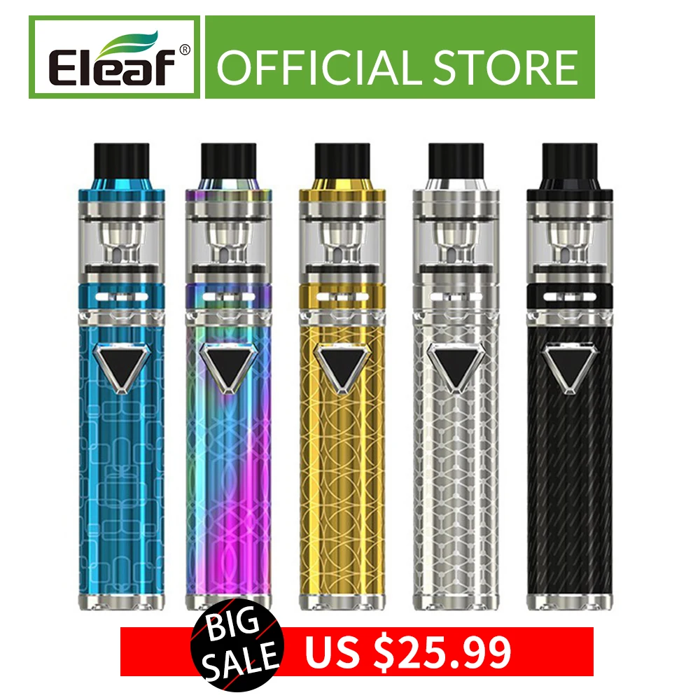 Оригинальный набор Eleaf iJust ECM 40 Вт с аккумулятором 3000 мА · ч катушкой на 2 мл/4 мл для