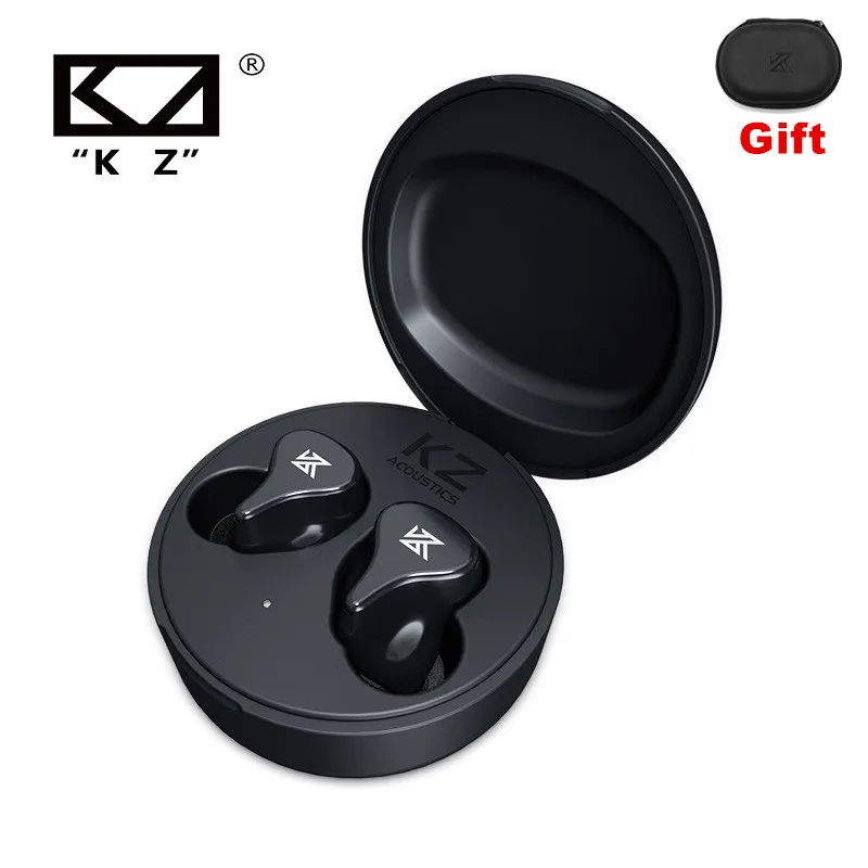 KZ Z1 Pro TWS Bluetooth 5.2 Koptelefoon True Draadloze Game Oordopjes Touch Control Noise Cancelling HiFi Sport Headset