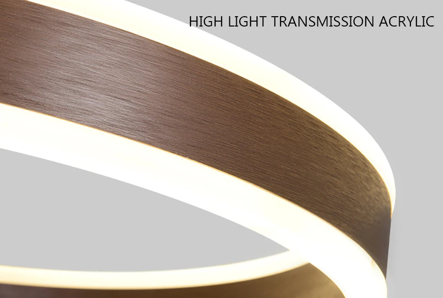 Pingente de Luz Moderno Casa Sala Estar Jantar Luminárias Teto Luminária Ouro Browm Circlehanging Lâmpadas Led 17 Luzes de teto