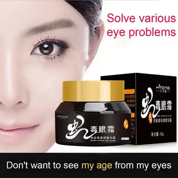 

30g Snake-venom Eye Cream Remove Dark Circle Eyes Bags Fat Granule Eye Care Essential Cream