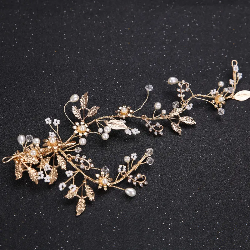 Bridal Engagement Wedding Party Headwear Accesorios Mujer Ladies Headband Zinc Alloy Soft Chain Hair Accessory | Украшения и