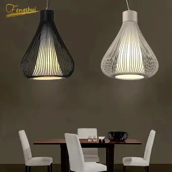 

Nordic Wrought Iron Pendant Lamp Lighting American Retro Suspension Pendant Lights Dining Room Bedroom Living Room Hanging Lamp